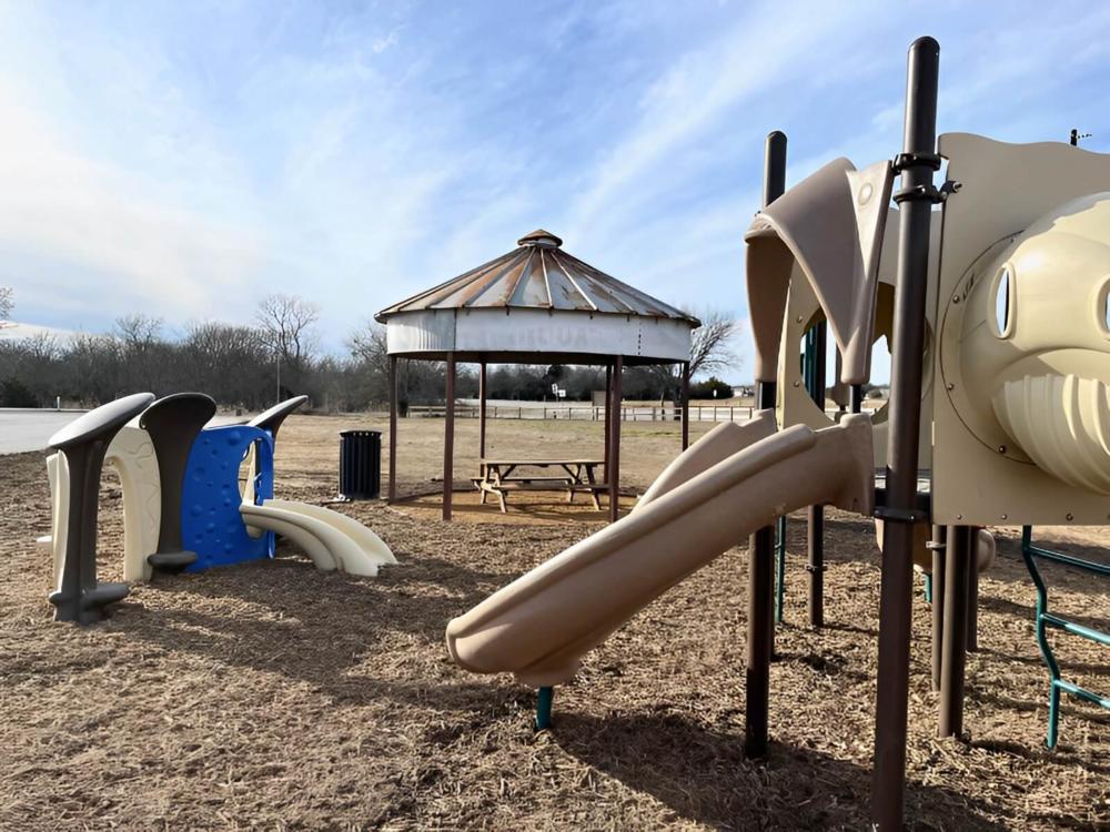 Play area at site LakePoint RV Resort