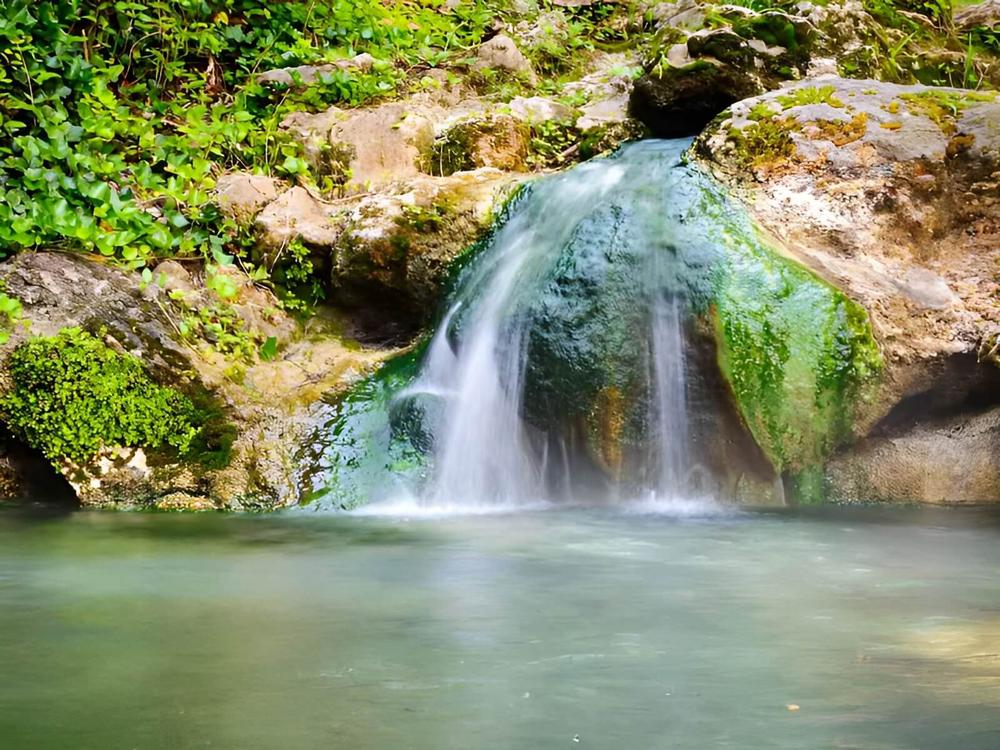 Waterfall at Hot Springs Campground