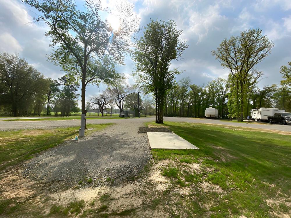 Open RV space at site The Farm RV Park