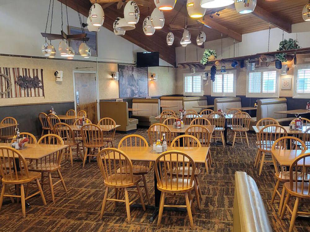 Inside the restaurant
