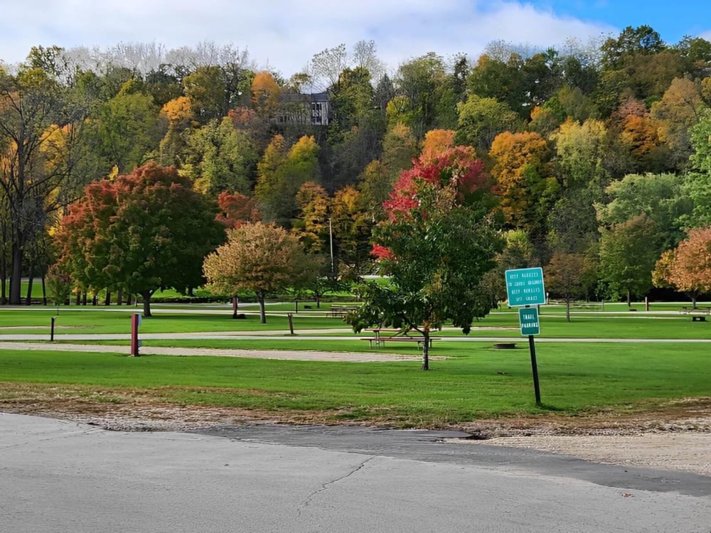 Open RV spaces at site 	Pecatonica River Trails Park