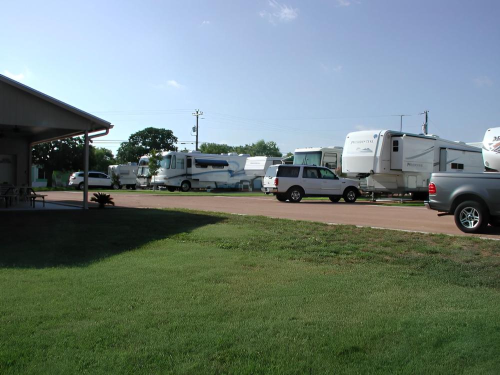 Trailer's and RV's parked at site Granite Rock RV Park