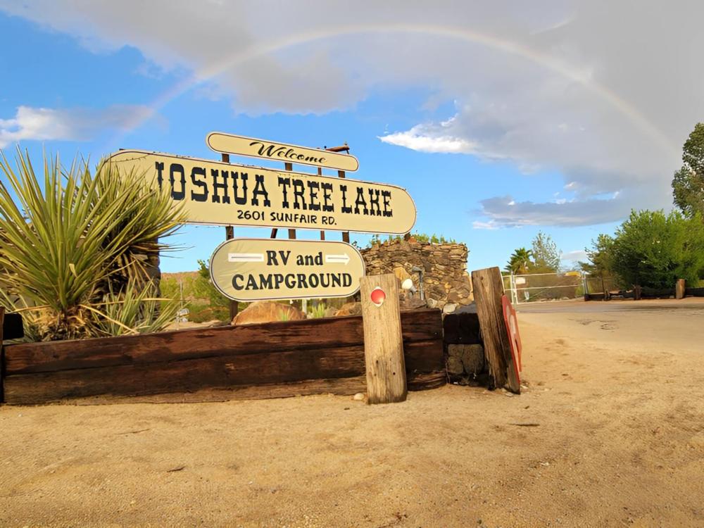 Campground entrance sign