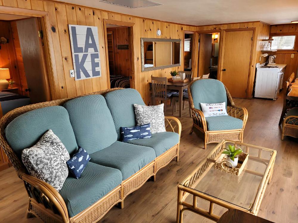 Living room in the cabin