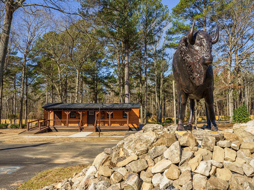 The mascot and office building at SANWAR RV PARK & RESORT