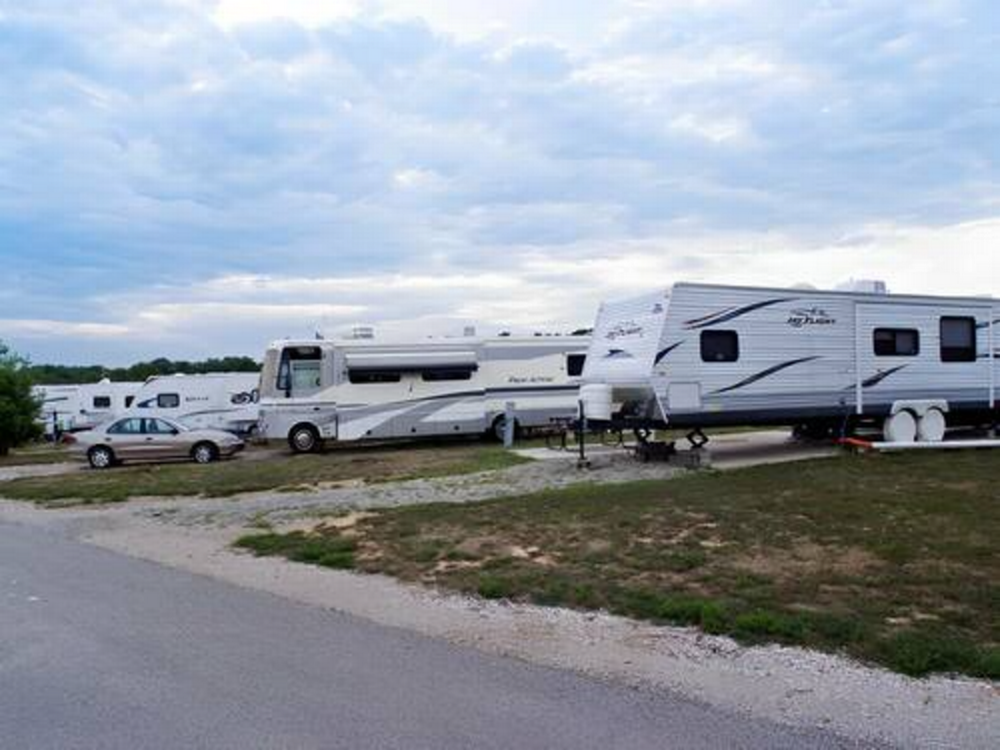 RV site at Yogi Bears Jellystone Park RV Lake Monroe