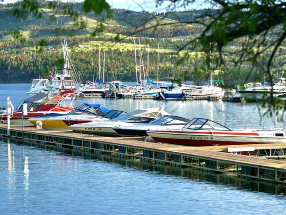 Dock view at Kim's Marina and Resort