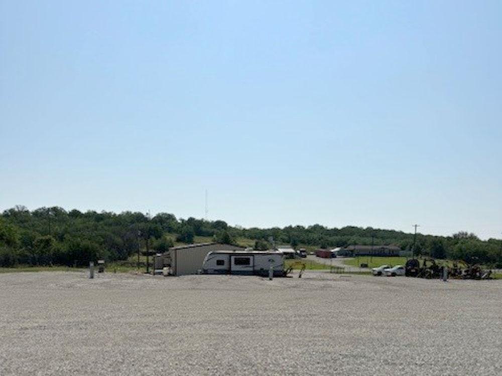 View of the park from a distance at C&W RV PARK