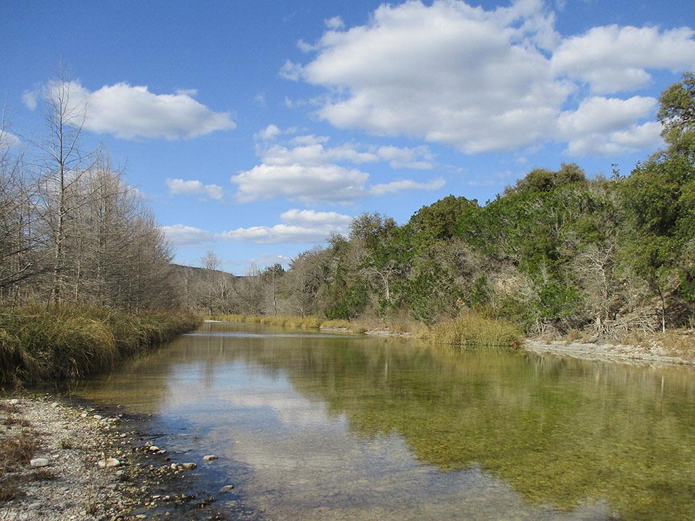 Sabinal River at LOST MAPLES RV AND CAMPING