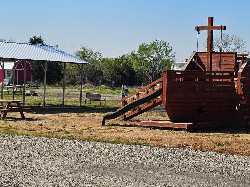 Picture of playground at SHOULD BE FISHING CAMPGROUND