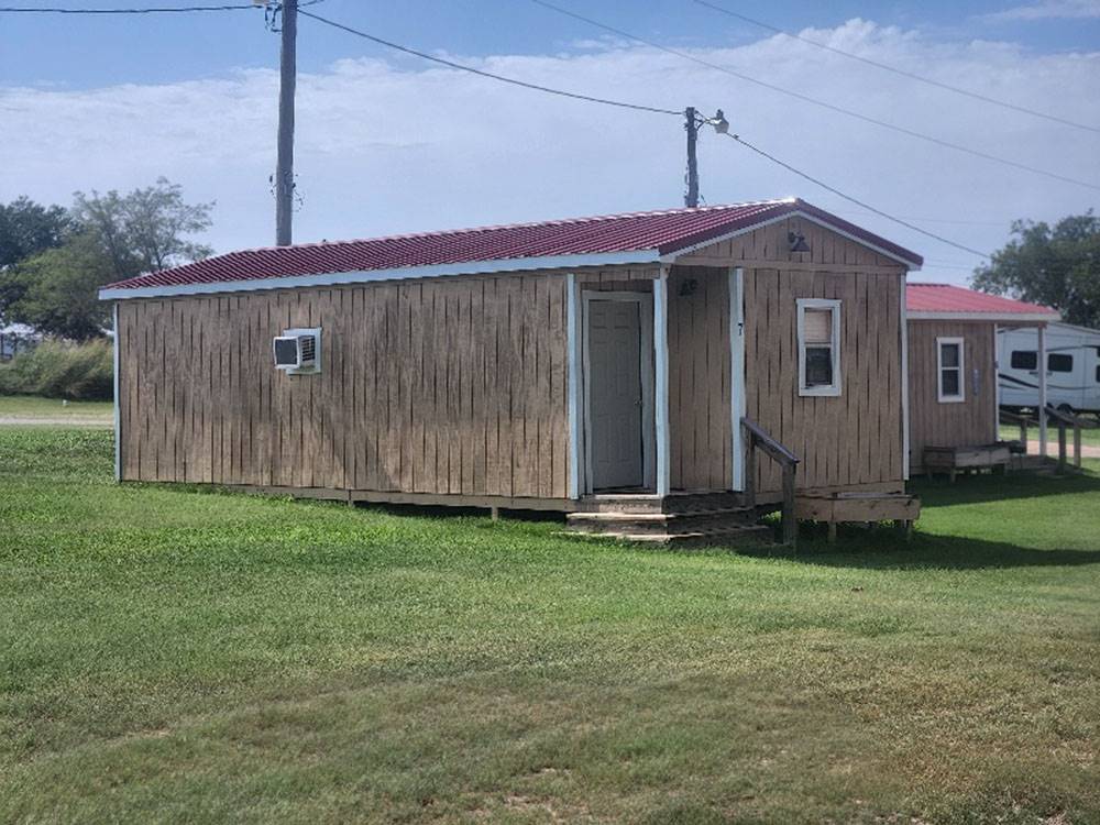 Cabins available for rent at The Bunkhouse Cabins and RV Park