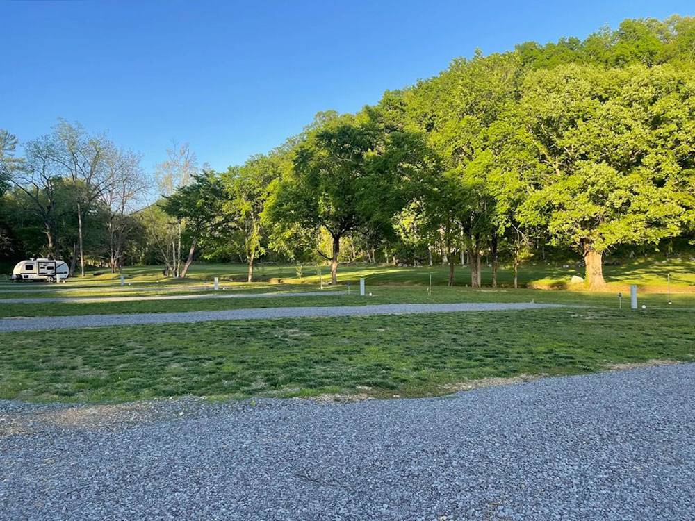 Grassy area near sites