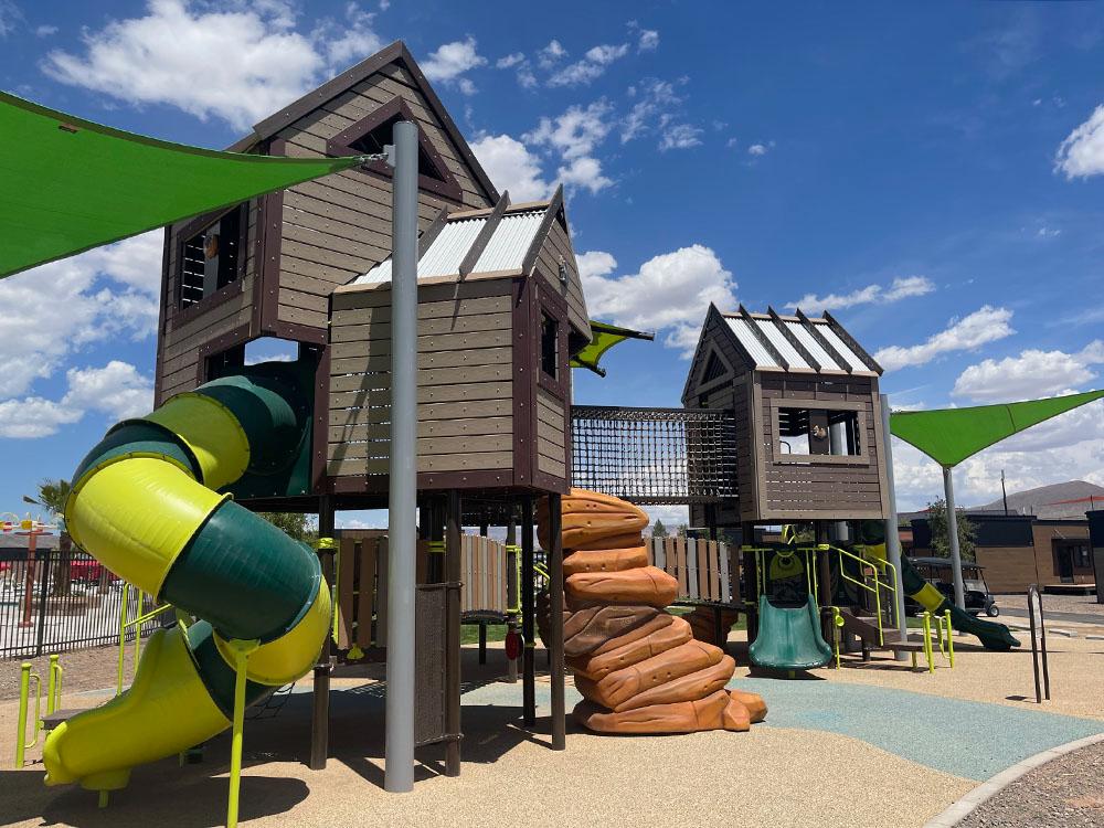 Playground equipment at ZION UTAH JELLYSTONE PARK