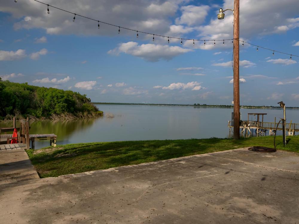 Lake view at site Lake Corpus Christi RV Resort