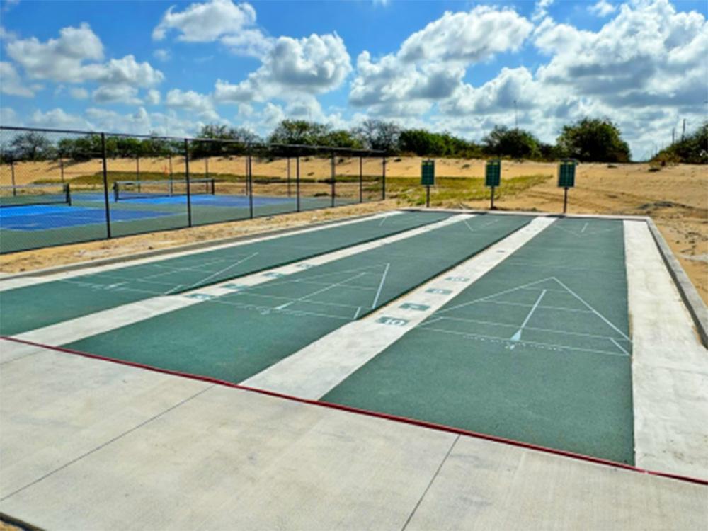 Shuffleboard on grounds at WATERSIDE RV RESORT