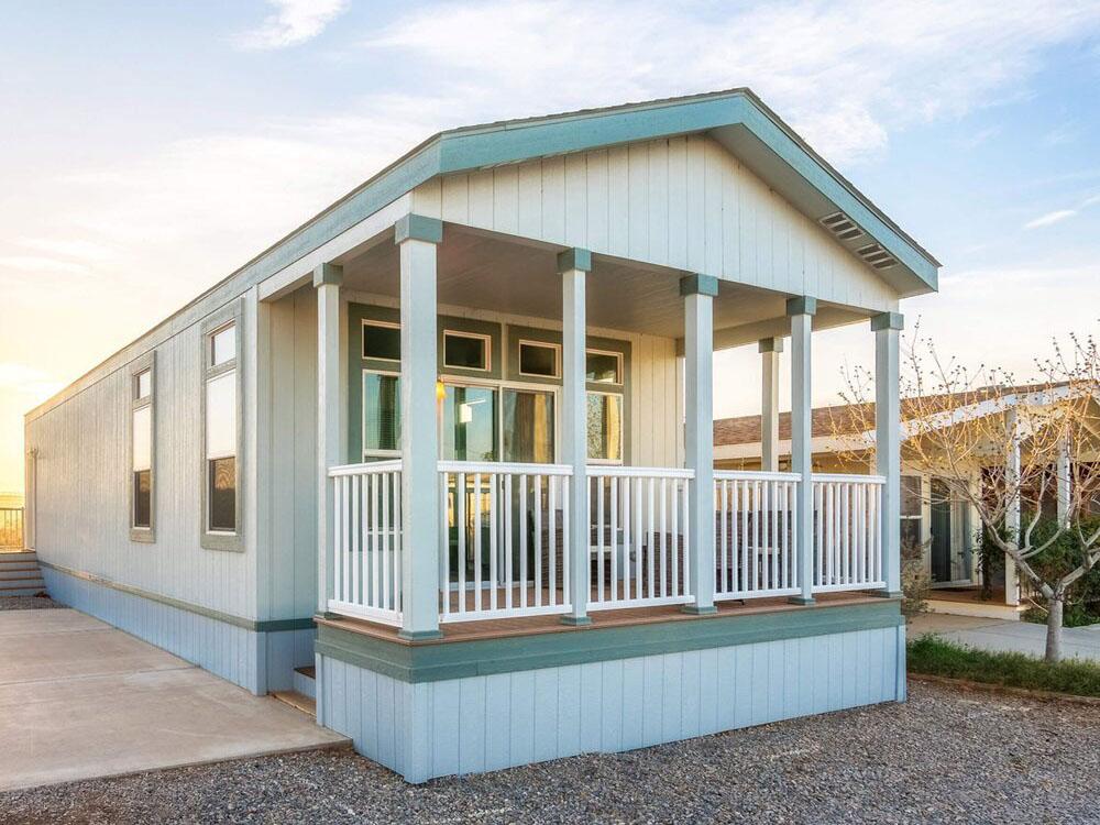 Exterior of cabin at WATERSIDE RV RESORT