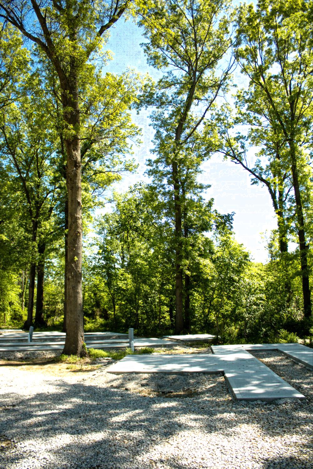 Open RV space at site I-49 RV Park