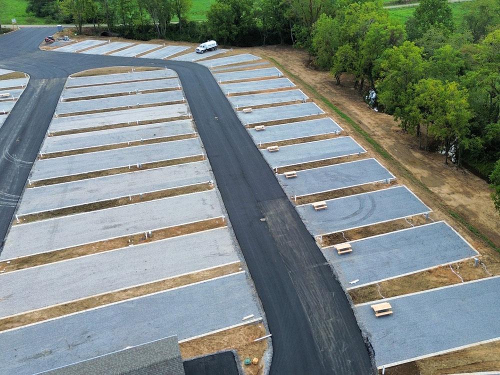 Paved sites at OLD FORT RV PARK