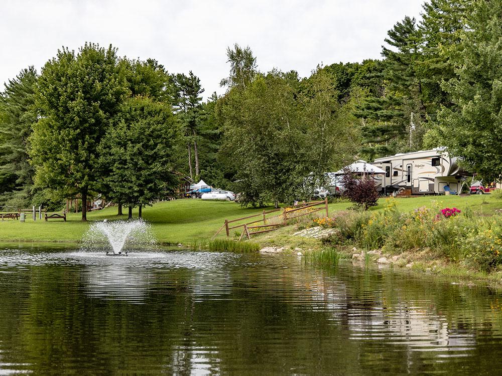 Water feature at RIVER MEADOW CAMPGROUND