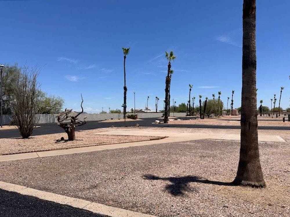 Paved site