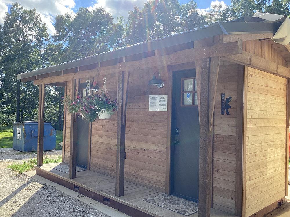 Restroom building at JESSIE JAMES JUNCTION RV PARK