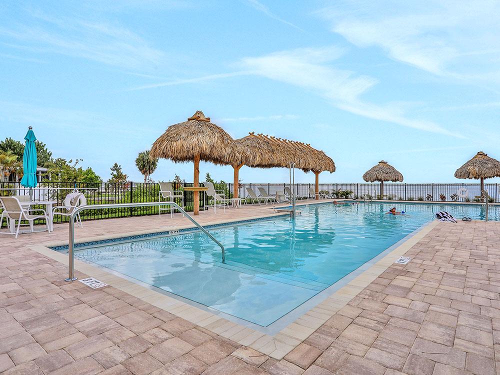 Pool area at HARBOR VIEW ON THE BAY