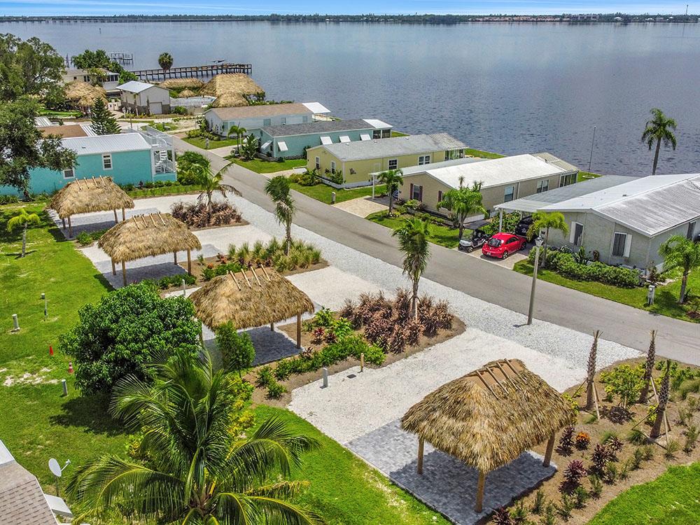 Aerial view of the sites at HARBOR VIEW ON THE BAY