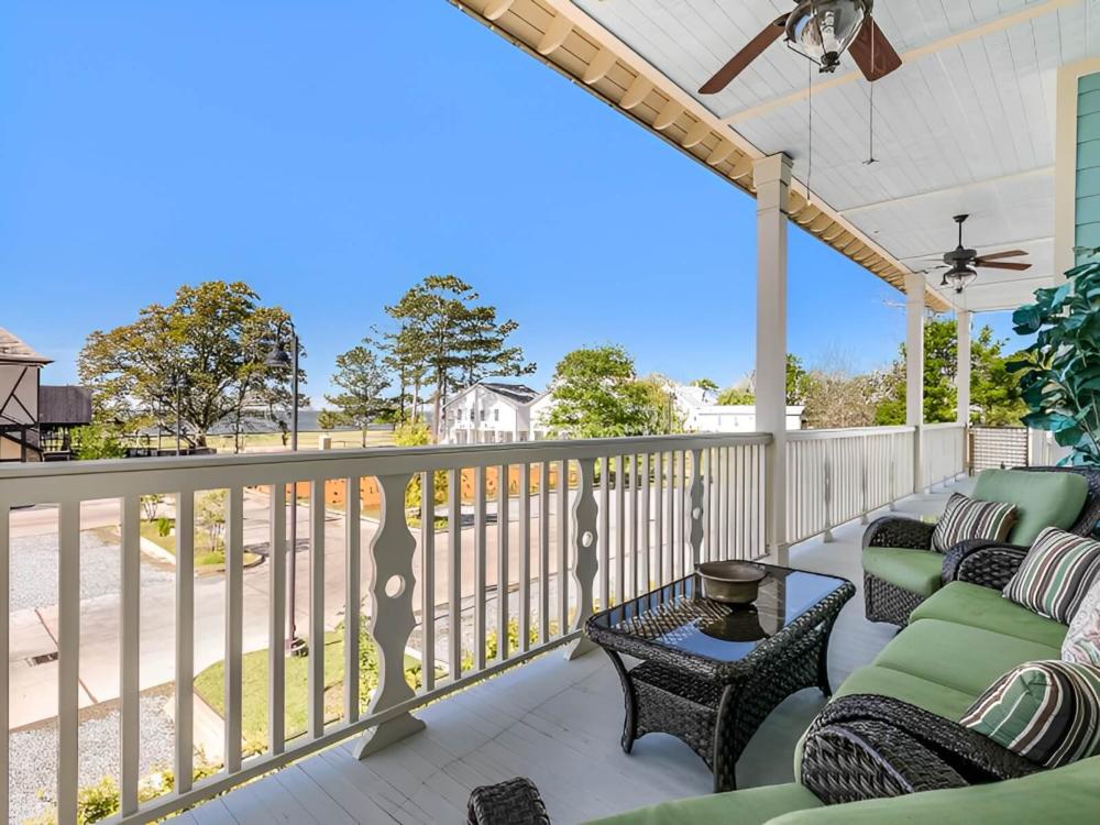 Patio at site 	de la Bleau B&B