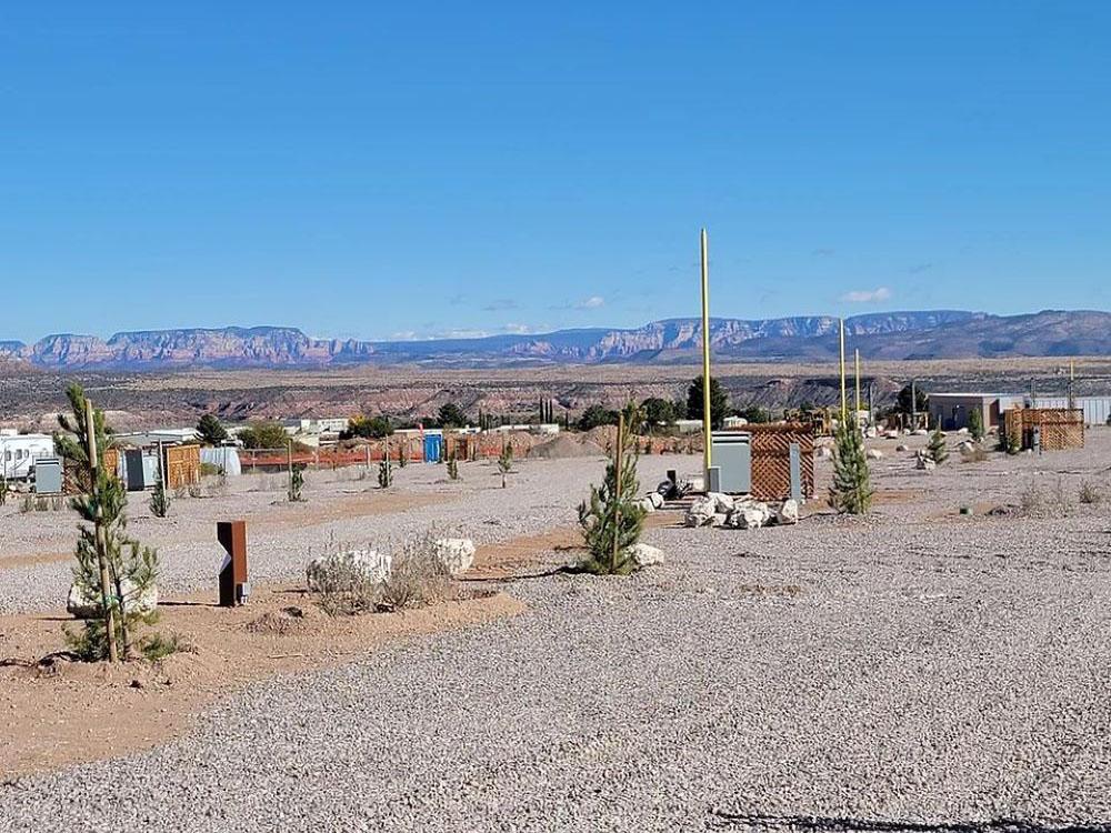 Gravel sites at COTTONWOOD SPRINGS RV RESORT