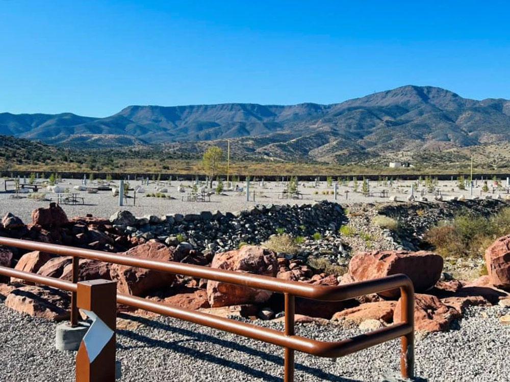 Fencing around the park at COTTONWOOD SPRINGS RV RESORT