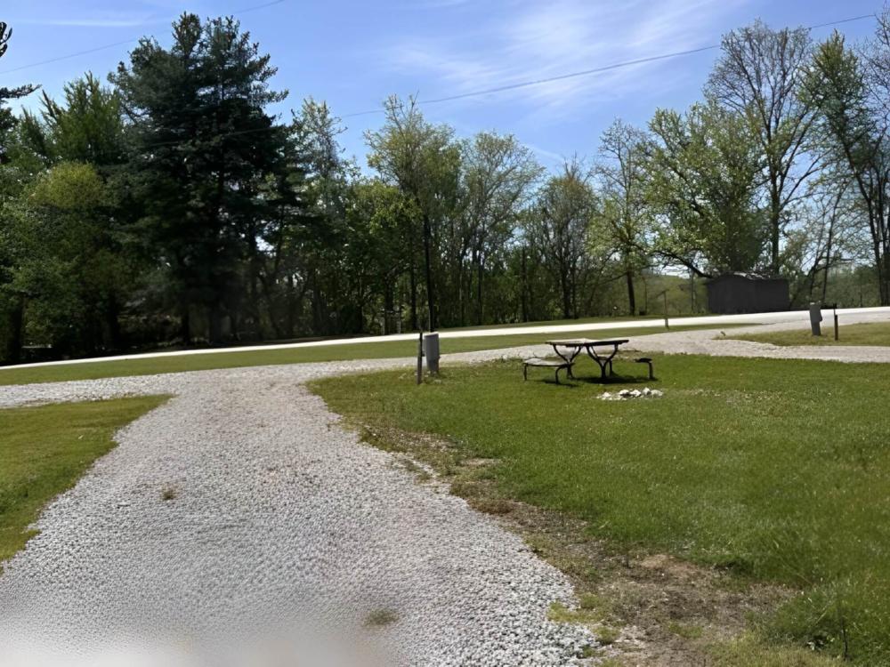 Open RV space at site Still Waters Campground