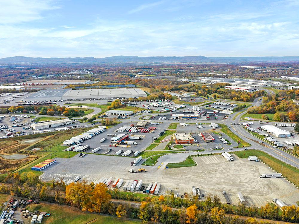 Aerial view of park at 70/81 TRUCK PARKING