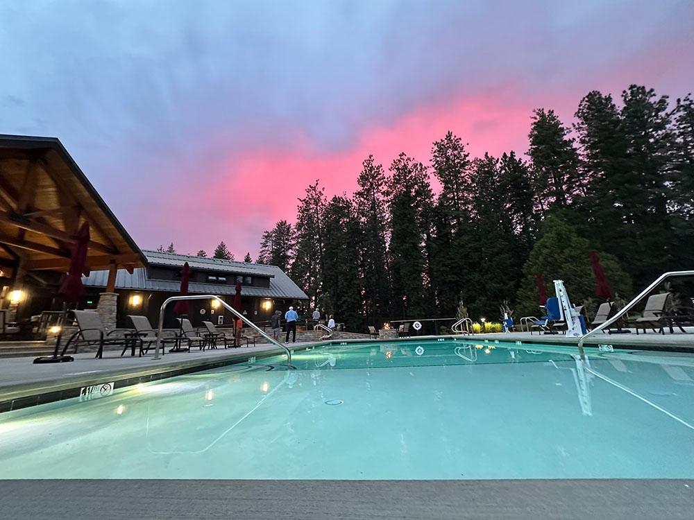 The pool awaits you at GRASS VALLEY RV RESORT