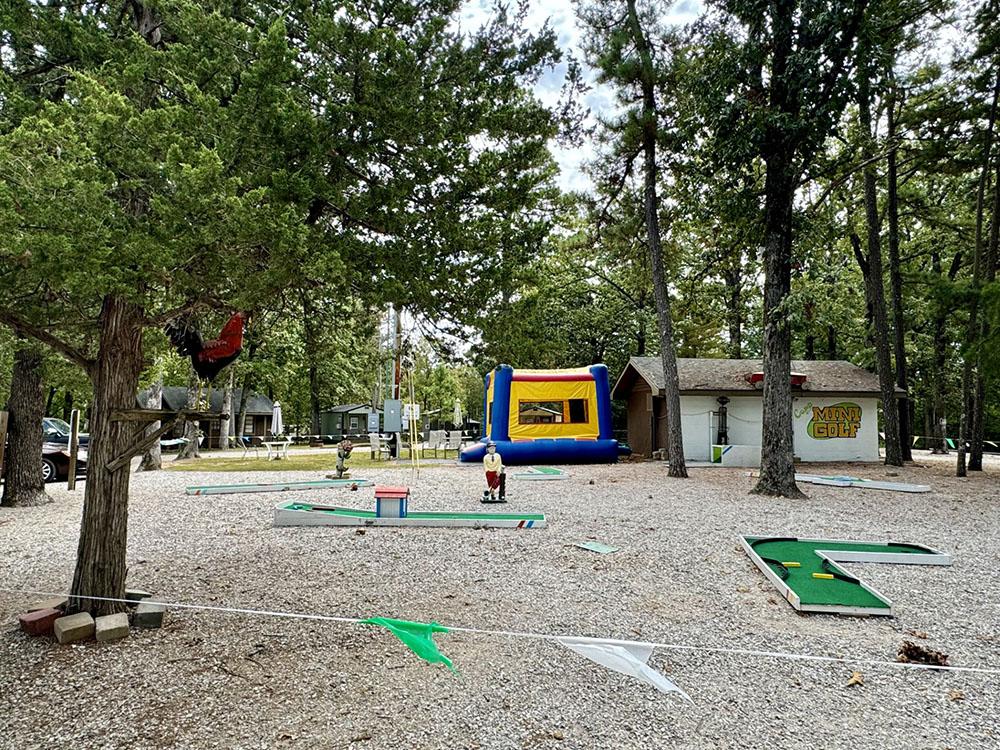 Mini golf at THE CAMP AT LAKE WAPPAPELLO