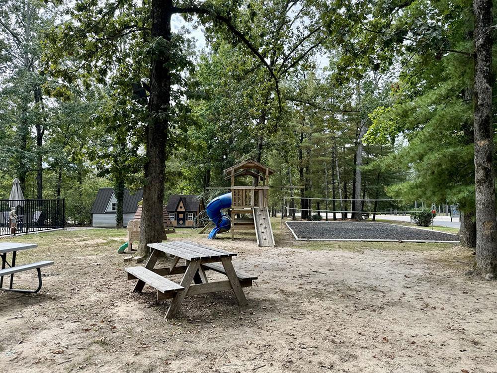 Playground area at THE CAMP AT LAKE WAPPAPELLO