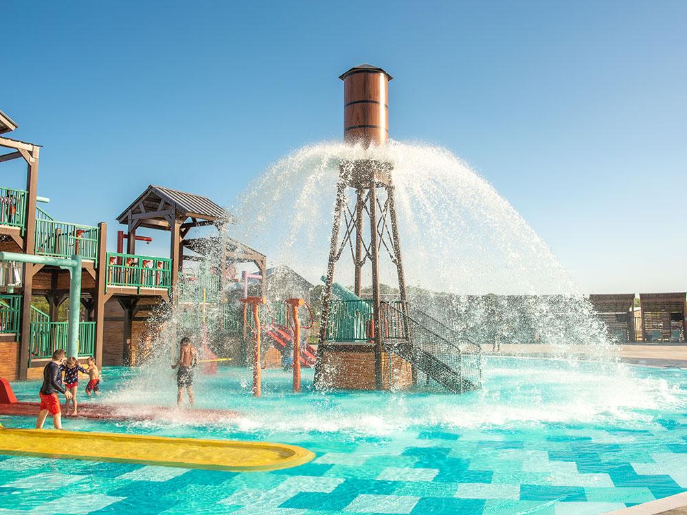 Water umbrella at CAMP FIMFO WACO