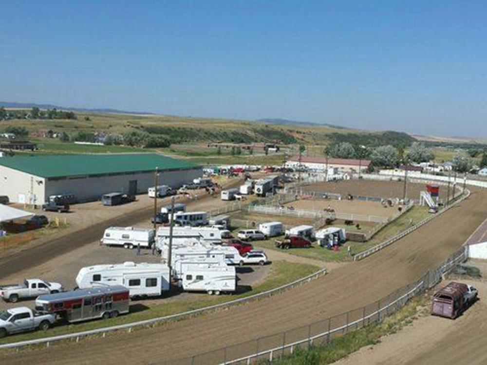 Aerial view of sites at ROUTT COUNTY FAIRGROUNDS