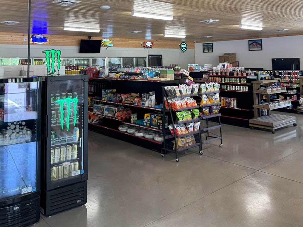 Items for sale at the store
