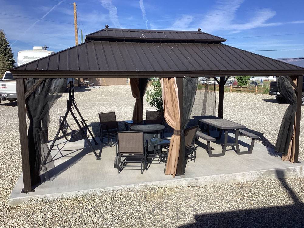 Covered pavilion