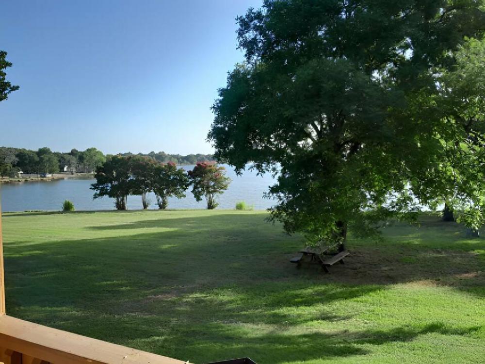 A view of the lake at Sunset Resort