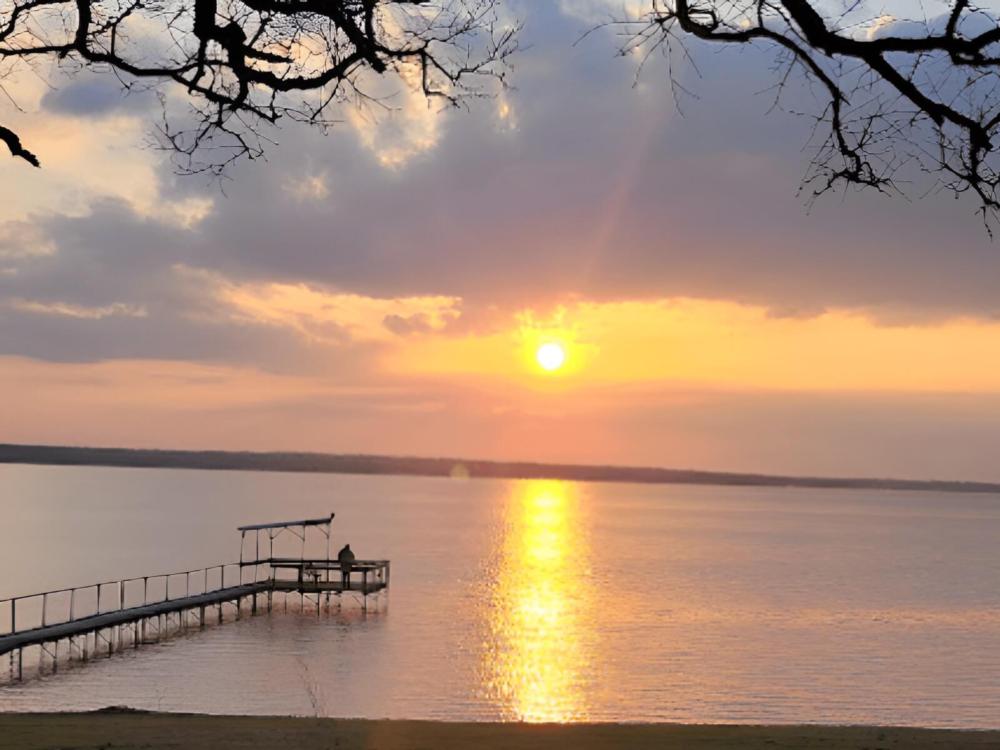 Dock with lake view at site Sunset Resort