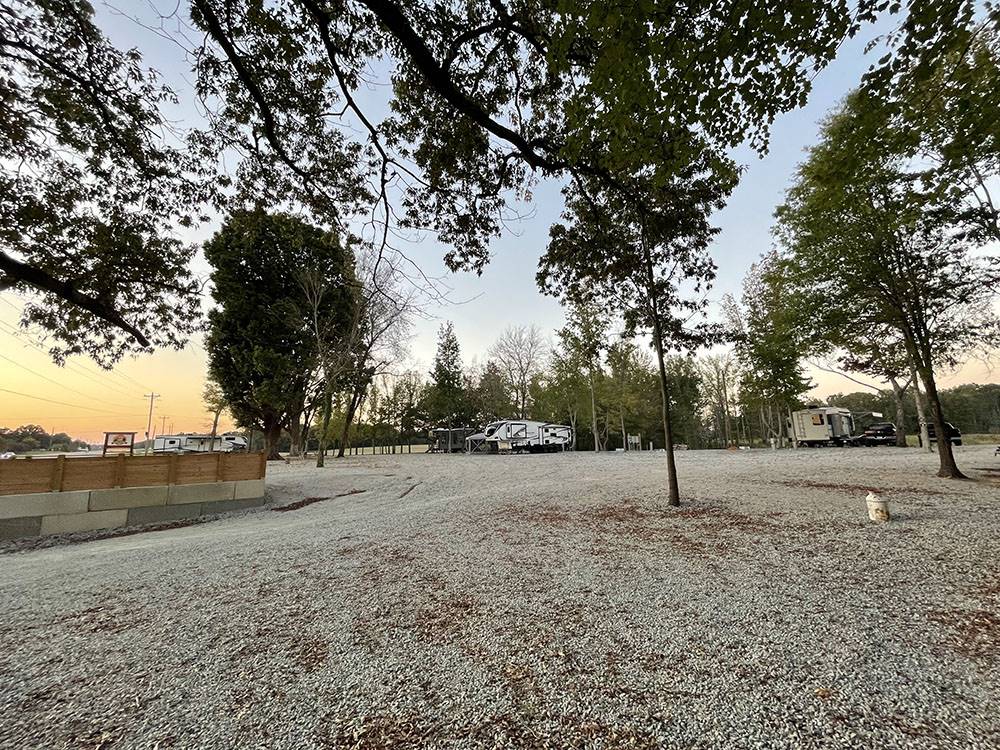 Interior view of the park at Natchez RV Park