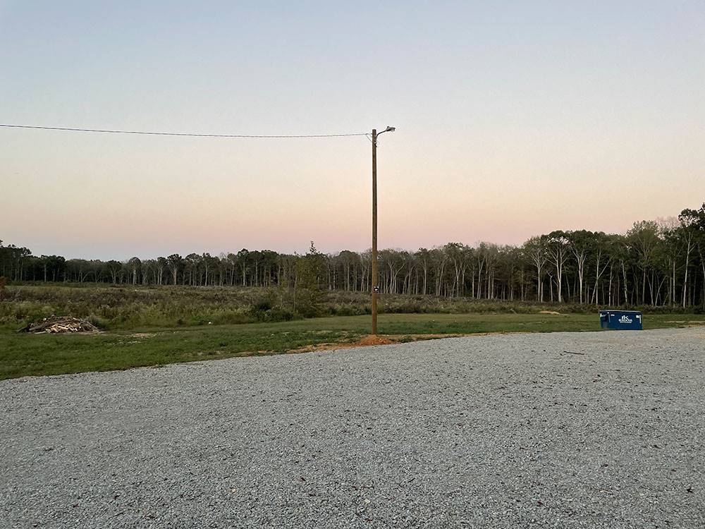 Trees around the park at Natchez RV Park