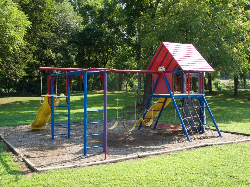 Playground structure at SMITH RIVER RV PARK