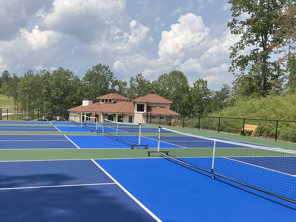 The Pickleball court