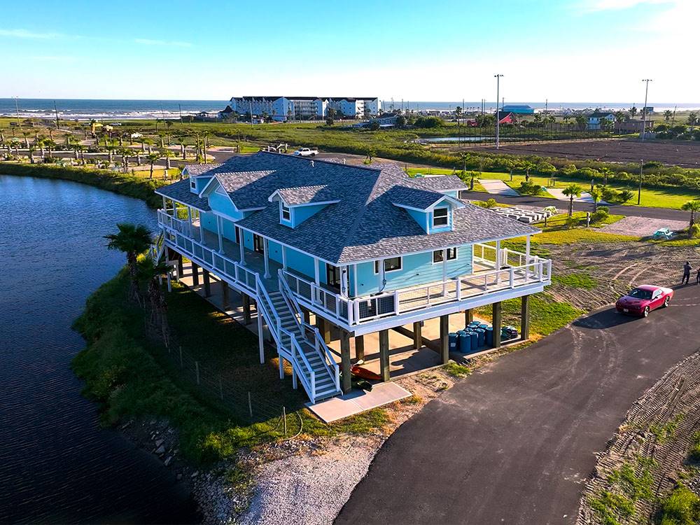 The office building at Galveston Island RV Park