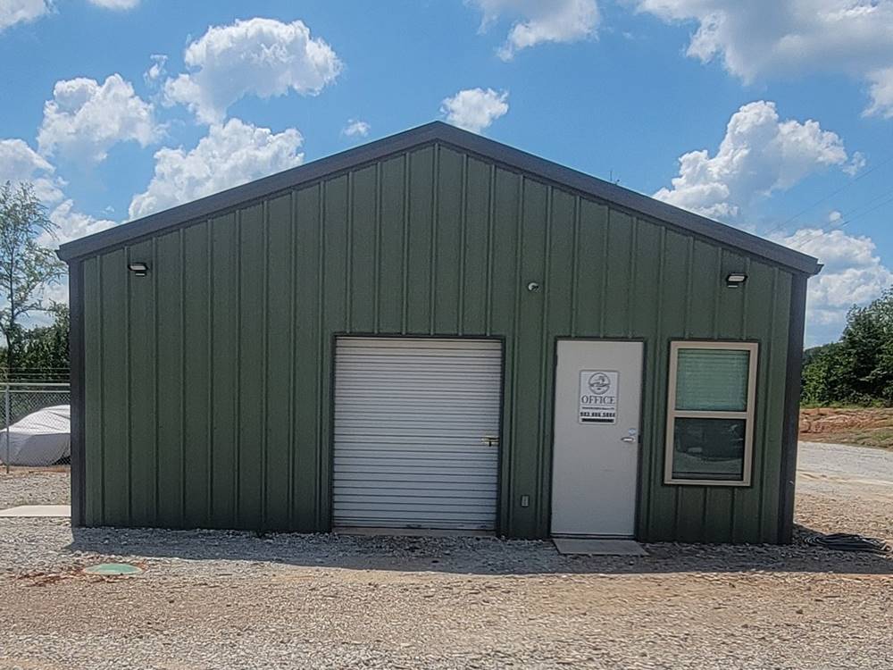 The office building at The Escapes RV Park & Storage