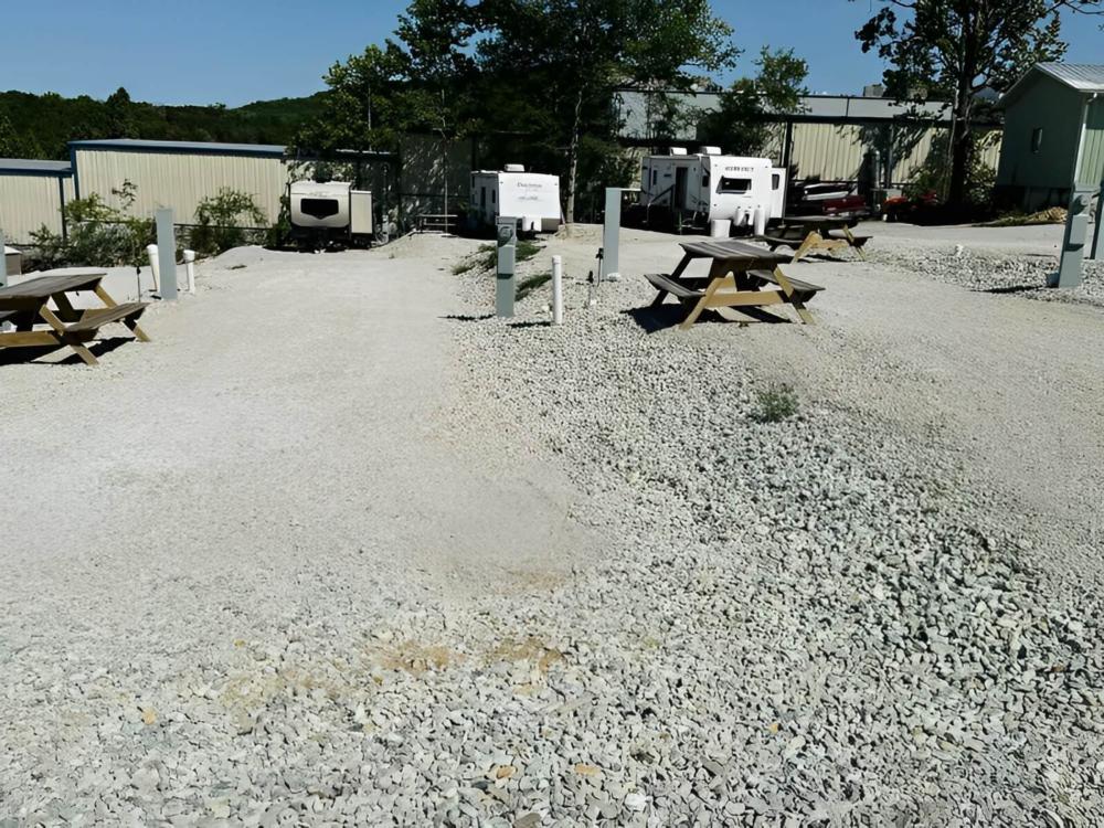 Open RV space at site Table Rock Oasis Campground