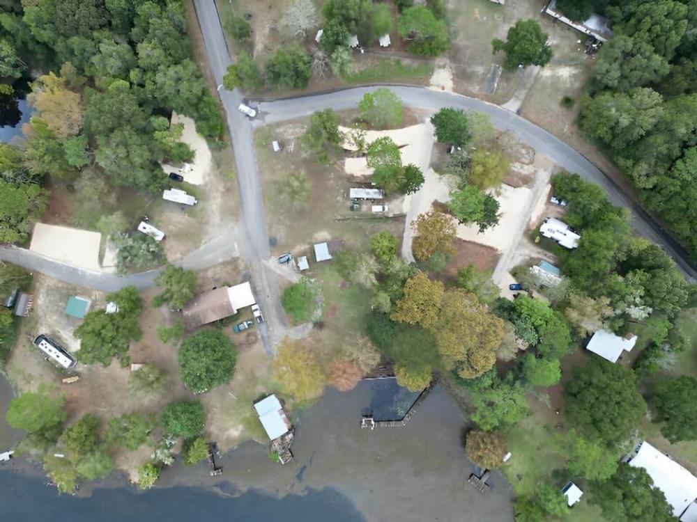 Areal view of Juniper Lake RV Resort