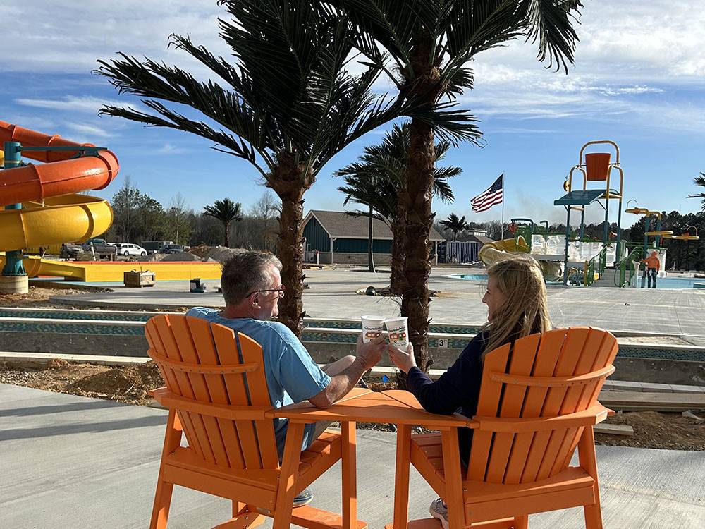 Couple relaxing